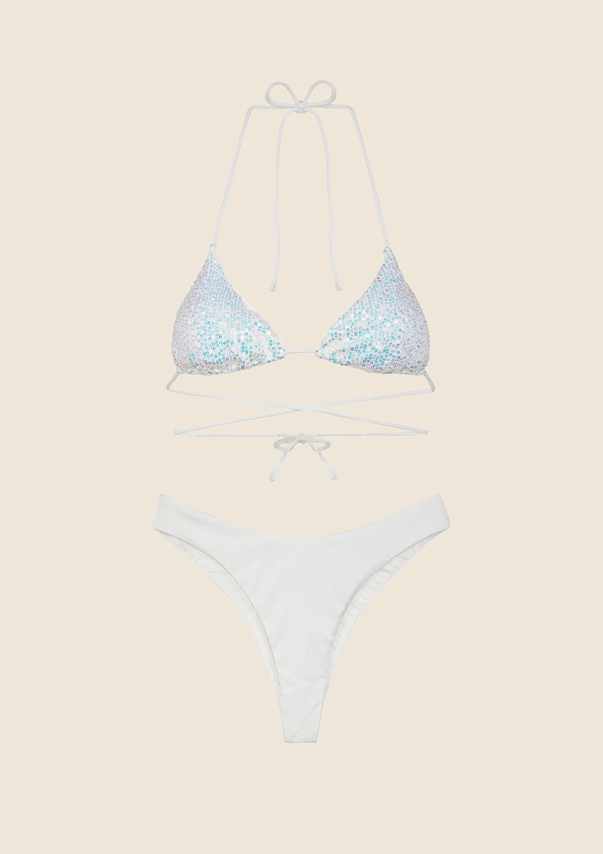 Top bikini mujer 0430-WH